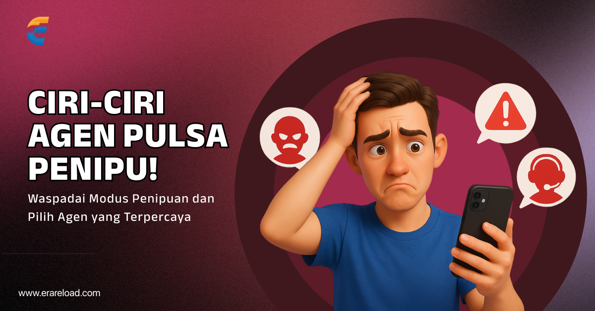 Ciri-ciri Agen Pulsa Penipu