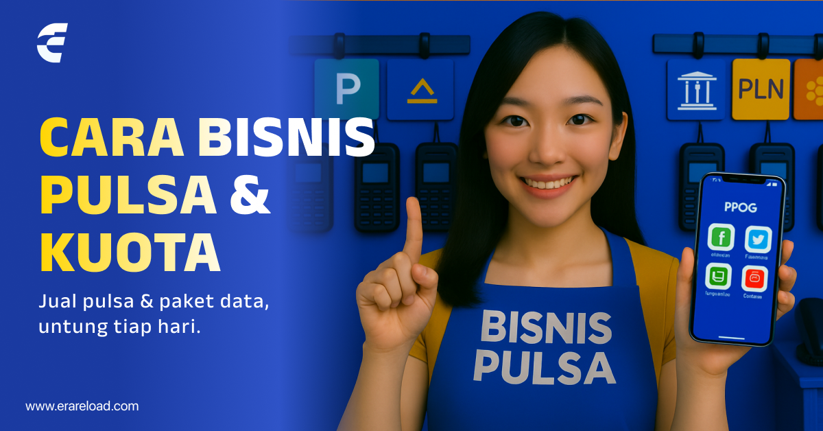 Cara Bisnis Pulsa & Kuota