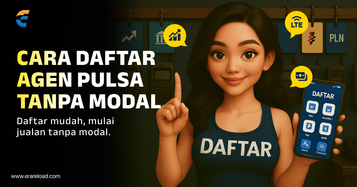 Cara Daftar Agen Pulsa Tanpa Modal